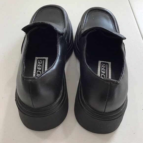 Skechers Y2K Platform Slip On Chunky Heel Loafers Size 6 - Picture 4 of 15